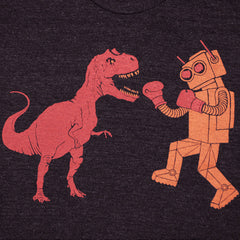 Robot vs Dinosaur T-shirt